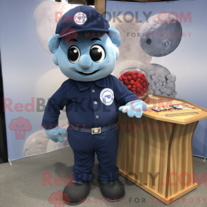 Maskottchenkostüm Navy...