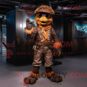 Rust Pirate maskot kostume...