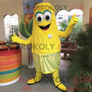 Lemon Yellow Paella mascot...