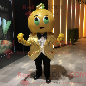 Gold Melon maskot...