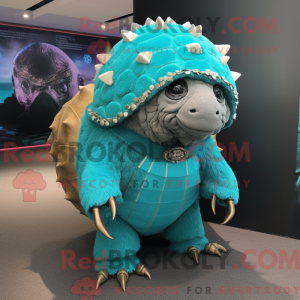 Turkis Glyptodon maskot...