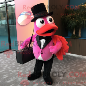 Magenta Salmon mascot...