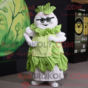 White Cabbage mascot...