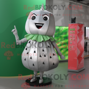 Sølv vandmelon maskot...