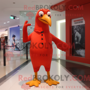 Red Gull maskot kostym...