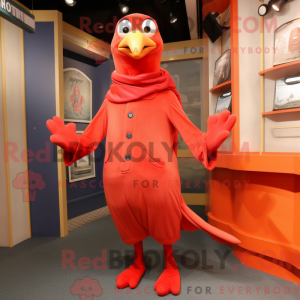 Red Gull mascot costume...