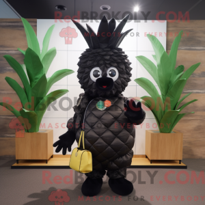 Black Pineapple mascot...