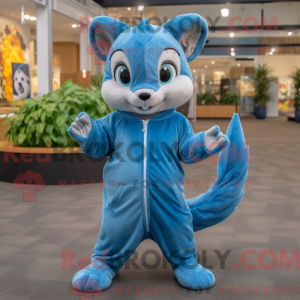 Blue Flying Squirrel mascot...