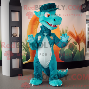 Figura de máscara Teal...