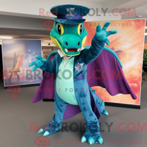 Figura de máscara Teal...