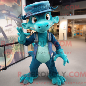 Figura de máscara Teal...