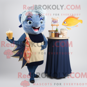 Navy Fish And Chips maskot...