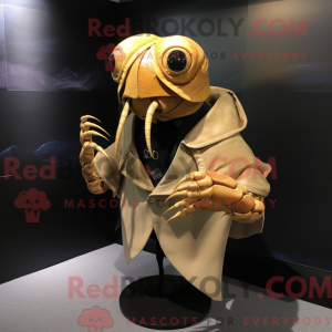 Gold Hermit Crab mascot...
