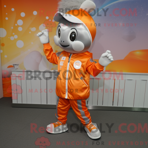Silver Orange mascot...