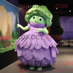 Lavender Cabbage mascot...