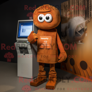 Rust Computer maskot drakt...