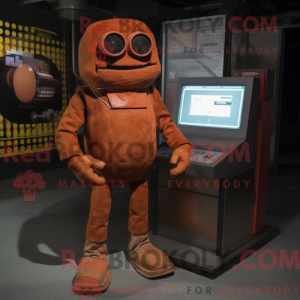 Disfraz de mascota de Rust...