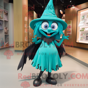 Turquoise Witch mascot...