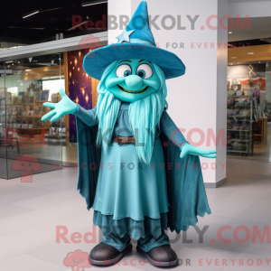 Turquoise Witch mascot...