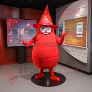 Red Ray maskot drakt figur...