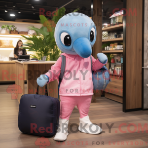 Pink Killer Whale mascot...