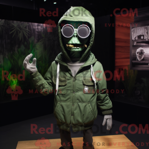 Forest Green Zombie mascot...