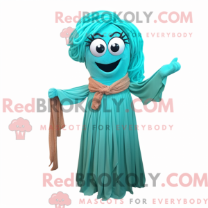 Turquoise Spaghetti mascot...