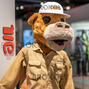 Rust Camel mascot costume...