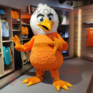 Oranje adelaar mascotte...