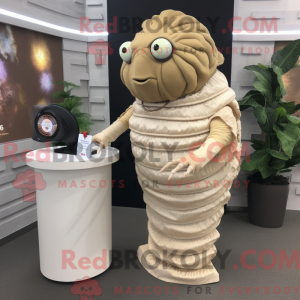 Beige Trilobite mascot...