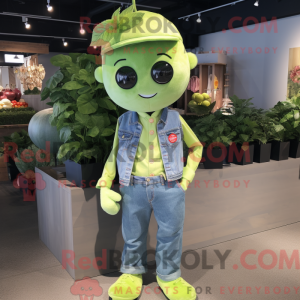 Lime Green Cherry mascot...