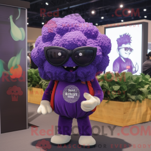Purple Cauliflower mascot...