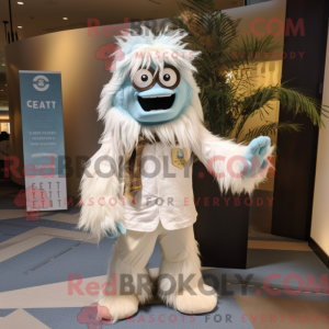 Cream Yeti mascot costume...