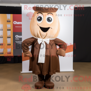 Tan Chocolate Bar mascot...