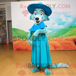 Disfraz de mascota Cyan...