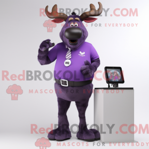 Lilla elg maskot kostume...