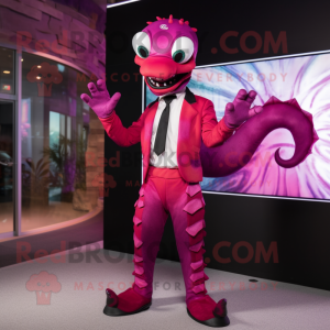 Magenta Hydra maskot...