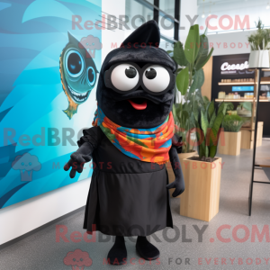 Disfraz de mascota de Black...