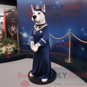 Navy Dog mascot costume...