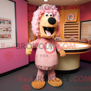 Pink Shepard S Pie maskot...