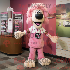 Pink Shepard S Pie mascot...