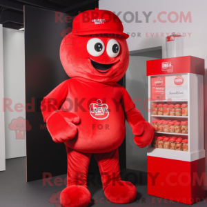 Red Candy Box maskot...