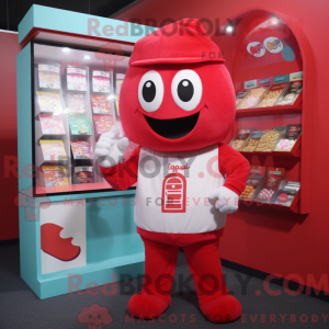 Red Candy Box mascot...