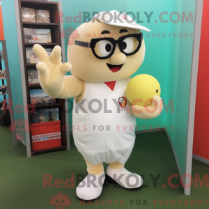 Cream Juggle mascot costume...