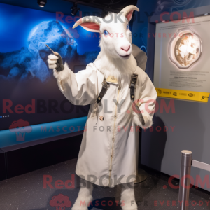 White Goat mascot costume...