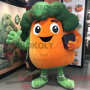 Orange Broccoli mascot...