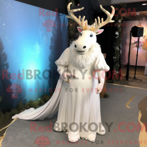 White Elk mascot costume...