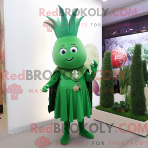 Máscara de cebola verde...