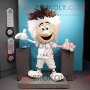 Hvid Momentum maskot...