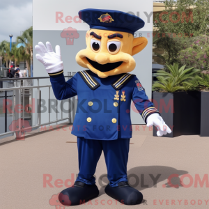 Navy Goulash mascot costume...